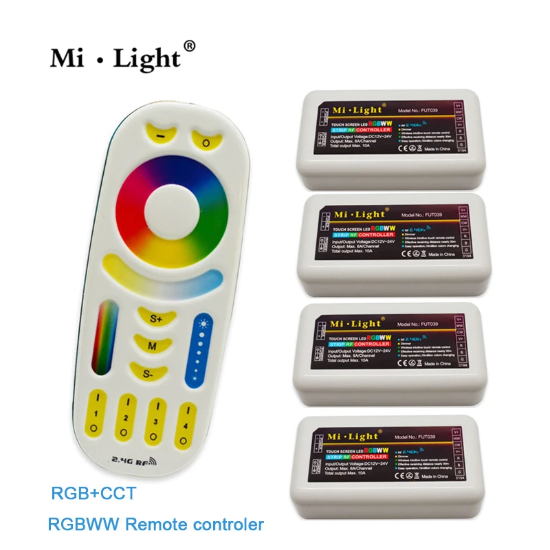 Mi Light 2.4G Mi Light RGBWW Led Remote Controller and 2.4G RGBWW LED