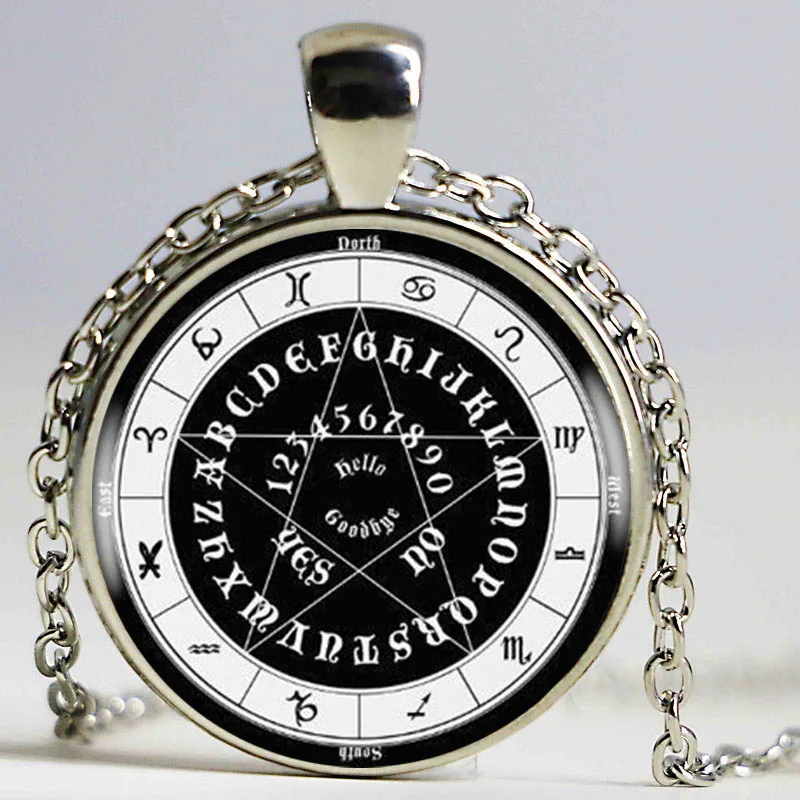 1pcs Ouija Board Pendant Choker Statement Silver Color Necklace For Women Dress Accessories - Abaicer Jewelry | Украшения и