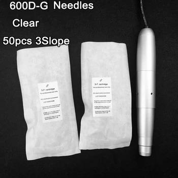 

600D-G 3Slope or 5Slope 50pcs Permanent Makeup needles Tattoo Machine Needle Tips Sterilized Disposable for tattoo needles
