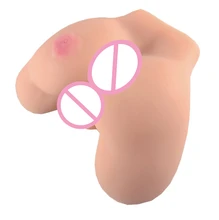 Realistic Firm Vaginal and Ass Masturbator Rose Tattoo Male Masturbator Masturbation Sex Toys Adult Toys for Men