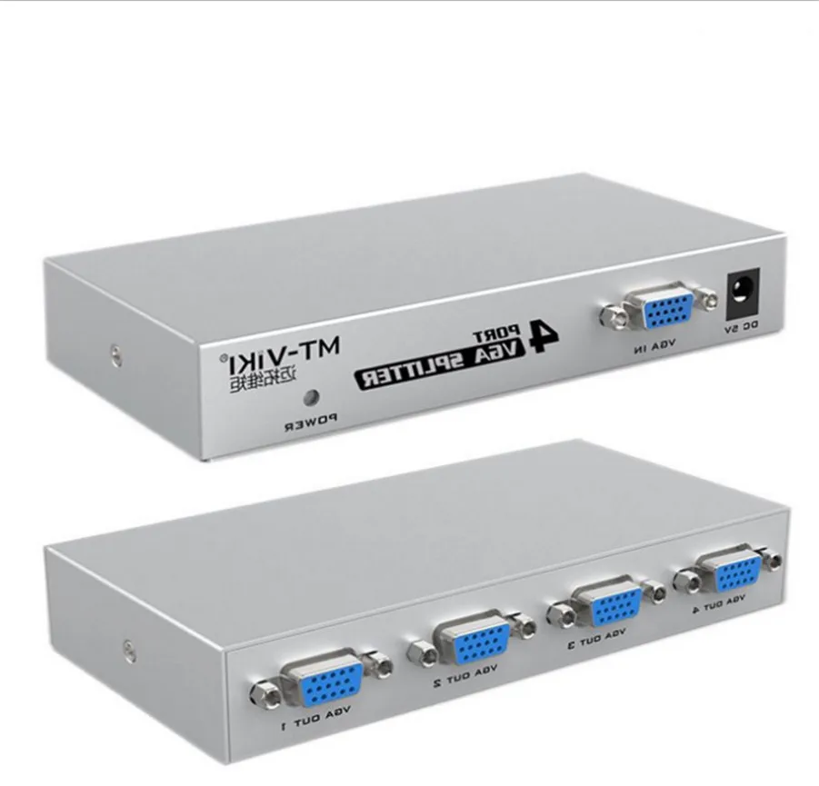 Бесплатная доставка оригинальный MT VIKI 1504K 4 портовый VGA 15HDF разветвитель Замена
