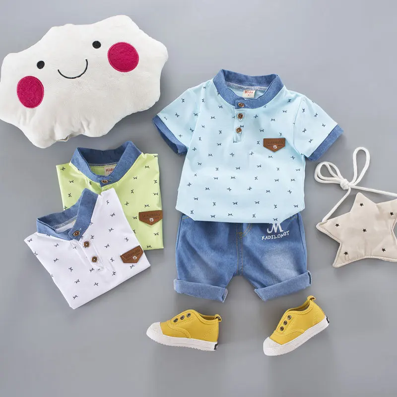 2018 Baby Boys Summer Clothes Newborn Children Clothing Sets For Boy