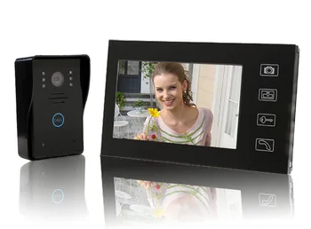 

Home Security 2.4G Wireless Video Door Phone Intercom Doorbell Camera with 7"LCD Monitor