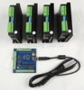 Kit de moteur pas à pas CNC mach3 usb 4 axes, 4 pièces DM542 + une carte de contrôleur de moteur pas à pas mach3 4 axes USB 100KHz ► Photo 1/4
