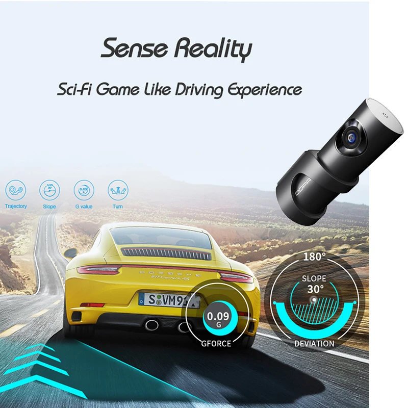 Xiaomi DDPai Dash Cam 32 Гб Mini3 английское Голосовое управление камера ночного видения 1600P HD