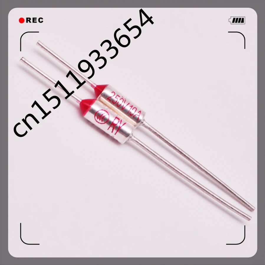 

20 Pcs RY TF 185 Celsius Circuit Cut Off Thermal Fuse 250V 10A Diameter HIGH Quality free shipping