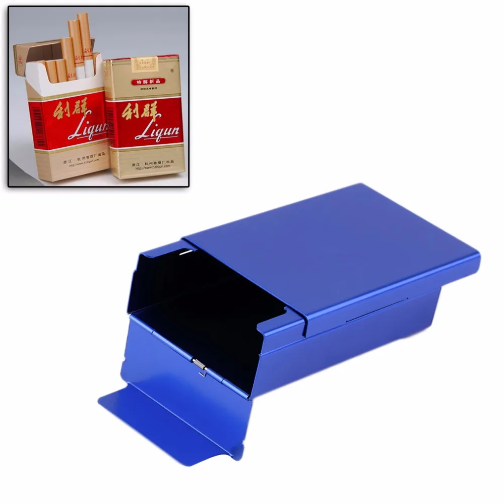 Открывающийся алюминиевый держатель для табака, карман для хранения, чехол, аксессуары для сигарет, три цвета