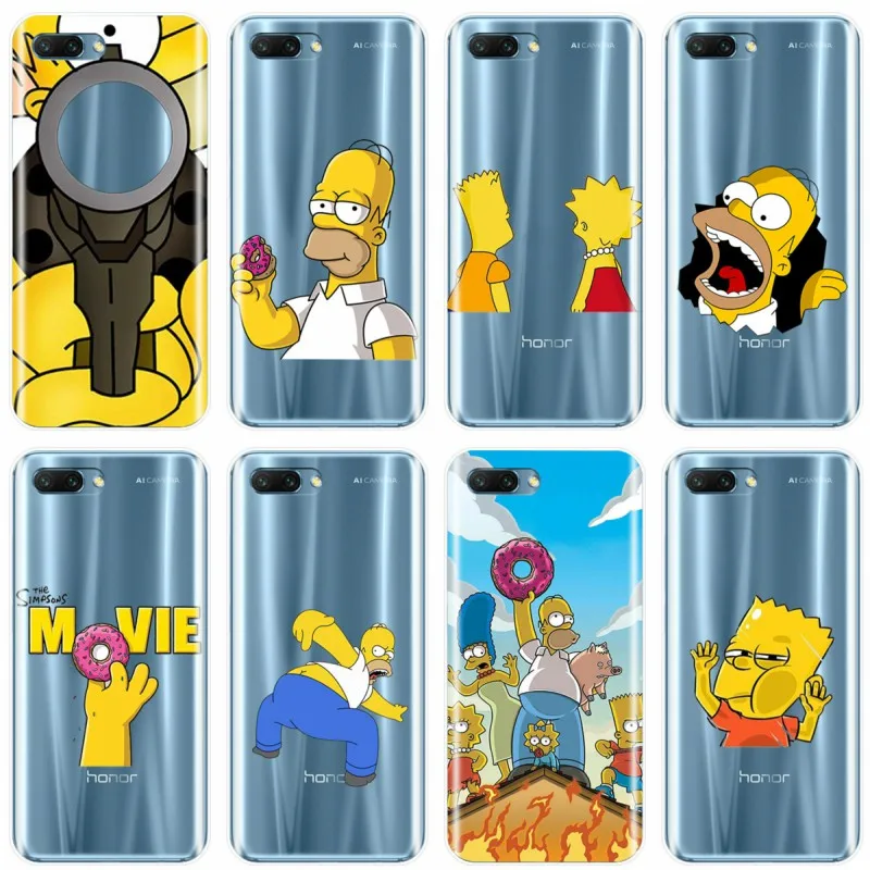 

The Simpsons Cover Soft Silicone TPU Phone Case For Huawei MATE 7 8 9 10 20 pro Honor 8 9 10 V10 NOTE 10 lite
