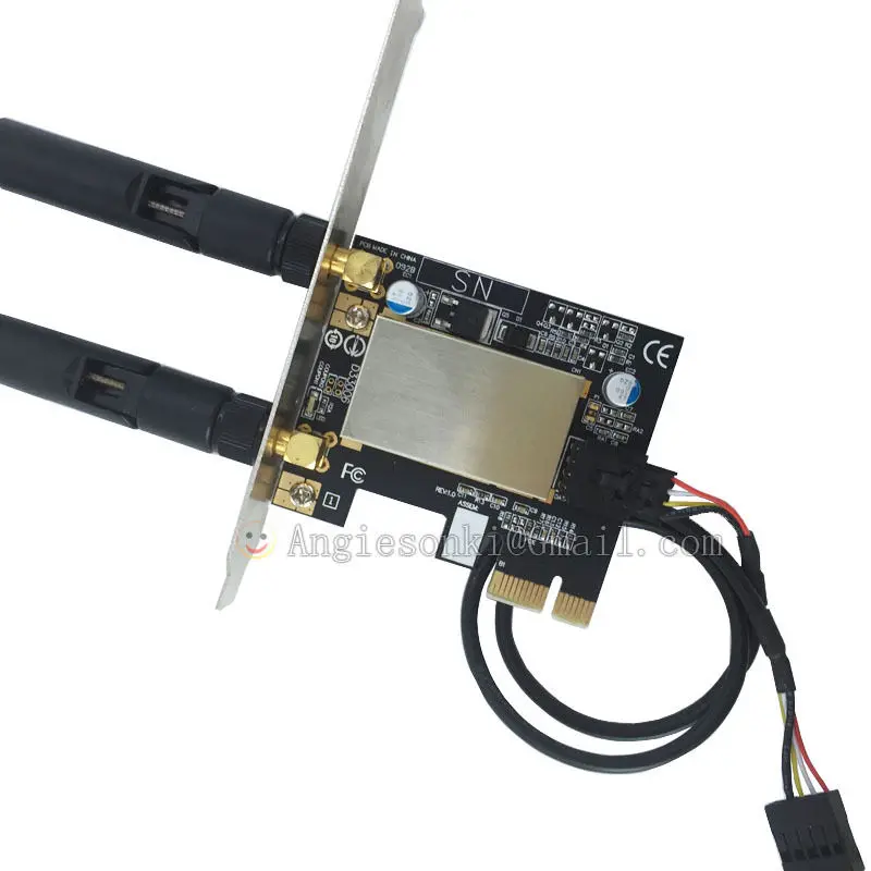 Prix pour PCI-E 1X8X16X867 Mbps WiFi + Bluetooth 4.0 PC De Bureau WLAN Carte Adaptateur pour Intel Double Bande Sans Fil-ac 7260ac 7260HMW Prix pour PCI-E 1X8X16X867 Mbps WiFi + Bluetooth 4.0 PC De Bureau WLAN Carte Adaptateur pour Intel Double Bande Sans Fil-ac 7260ac 7260HMW