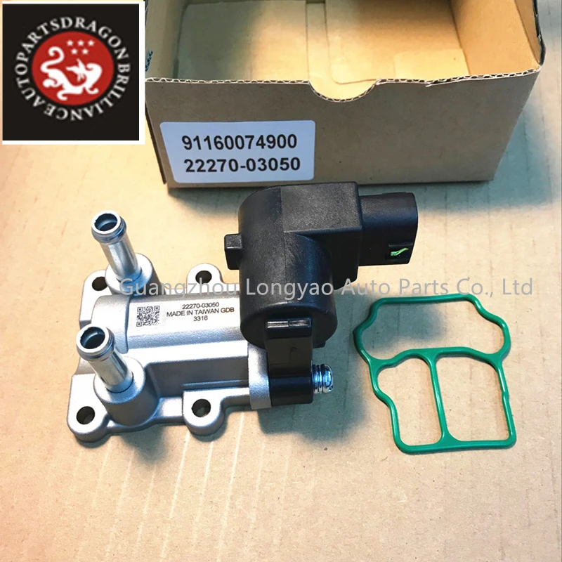 IACV контрольный вентиль холостого хода OEM 22270 03050 74400 2227003050 2227074400 для 2000 2001 Camry