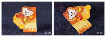 

Wholesale Customize Letters Logo in Font Hang tag Logo Garment Label with free string customized Hang tags JYYJ009