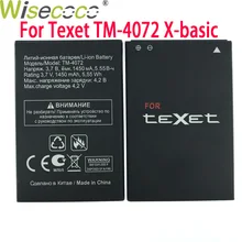 WISECOCO Высокое качество TM-4072 аккумулятор для Texet TM-4072 X-basic мобильный телефон с номером отслеживания