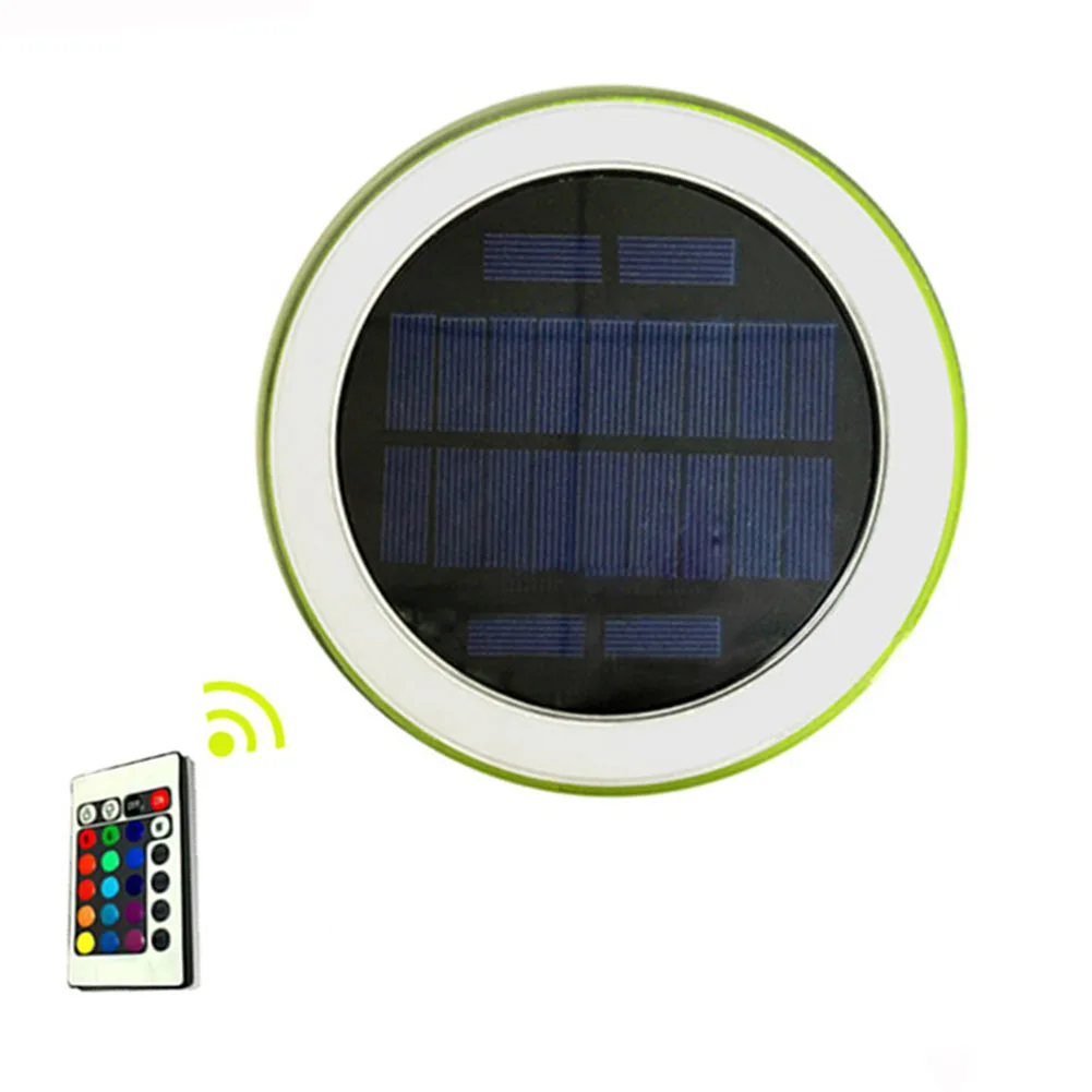 

Swimming Pool Colorful Kids Bathing Led Outdoor Decorations Garden Floating Light Remote Control Waterproof RGB Solar Powered