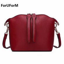 ForUForM New small shell handbags fashion female shoulder bag genuine leather cross body bags brand women