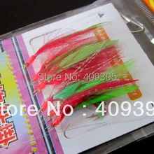 10pk 9#12# Sabiki Рог Креветки Sabiki буровые установки Мягкие рыболовные приманки с сильным Рыбалка молния