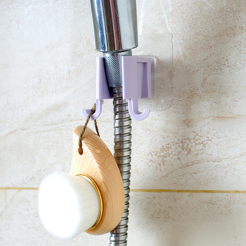 Регулируемая самоклеящаяся ручная палка на пластиковой насадке для душа настенный держатель для ванной комнаты