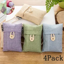 Очищающий воздух бамбуковый уголь мешок ручной работы нетоксичный для автомобиля и комнаты активированные угольные топливные гранулы bambu ambientador Каса