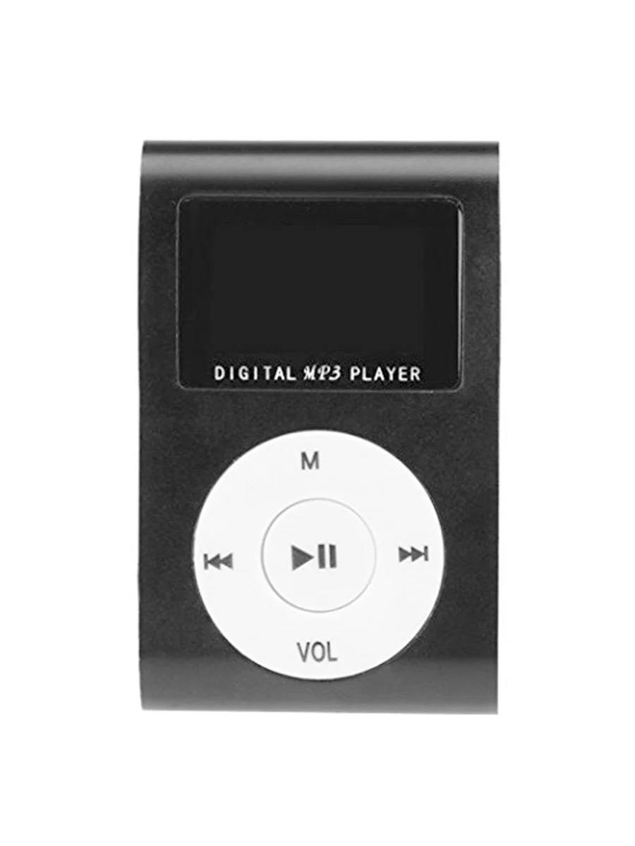 Цифровой mp3 плеер kebidumei с мини USB зажимом ЖК экраном поддержкой 32 ГБ Micro SD TF карта FM