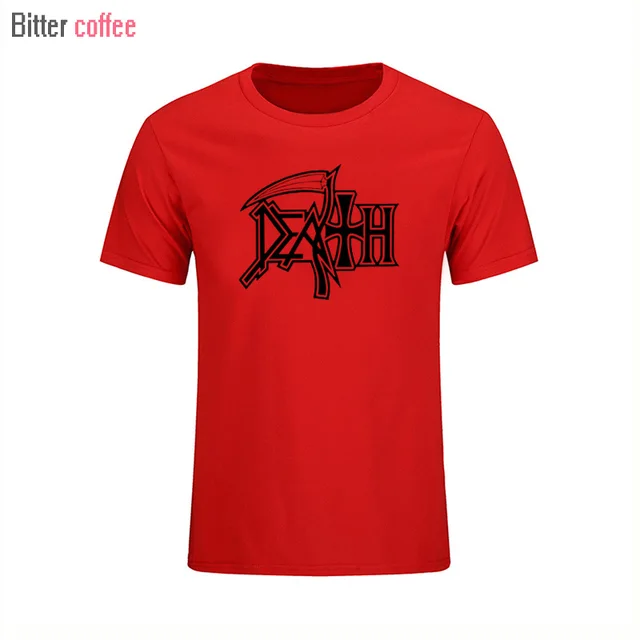 2017 DEATH T Shirts ROCK BAND HEAVY METAL Men Casual Round Neck Short