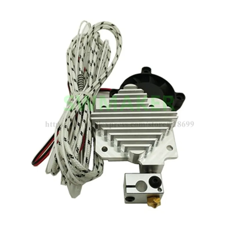 SWMAKER Titan Aero Heatsink (1 75 мм/3 мм) Обновление с V6 hotend kit 0 4 мм 12/24 в картридж/вентилятор Reprap