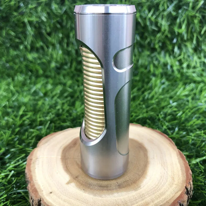 

2019 newest YFTK Noname Oldboy mod 18650 battery Vaporizer brass Mechanical Mod 24 MM diamater vape 510 thread Big smoke mod
