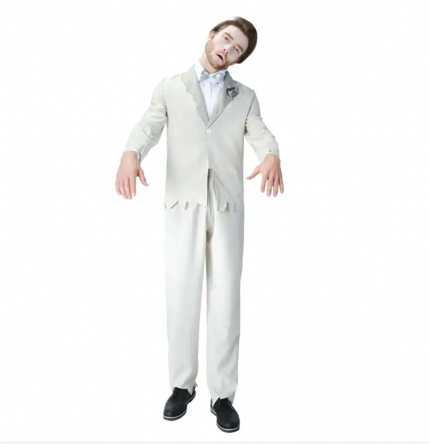 Halloween Bride Groom Idea Couples Costume Adult Fancy Dress Walking Dead Zombie