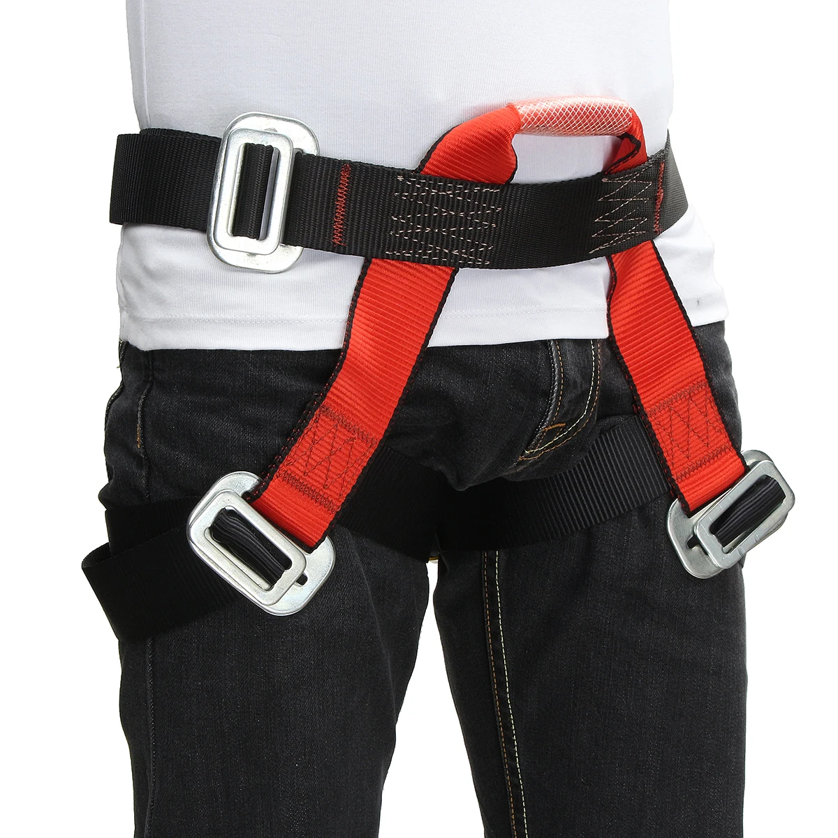 

New Outdoor Climbing Safety Belt Half Body Protecting for Rock Climbing Downhill Harnesses Rappel Belt climbing accessories
