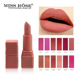 Мисс Роуз бренд макияж красного цвета для губ Matte Увлажняющий помада Губы Водонепроницаемый помада матовая косметика для губ Красота