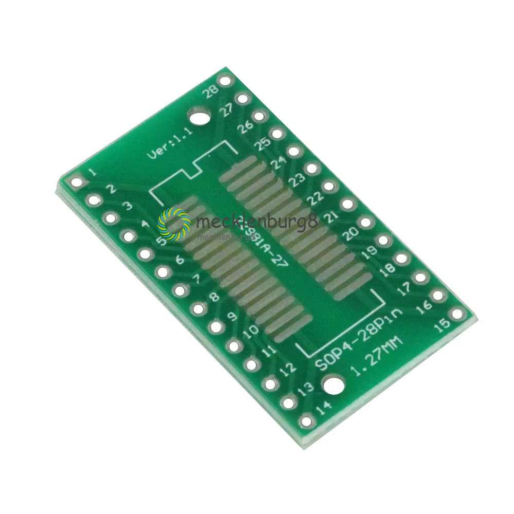 5 штук. SSOP28 SOP28 TSSOP28 для DIP28 адаптер конвертер PCB 0,65/1,27 мм