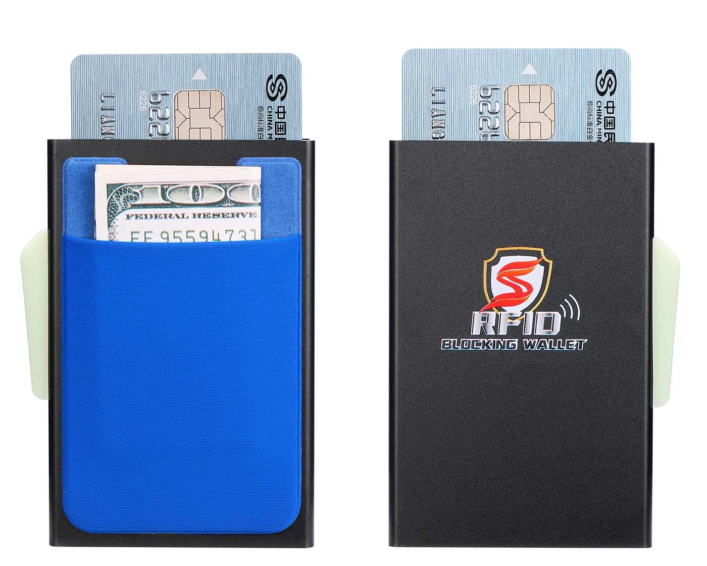 BISI GORO RFID бизнес горячий держатель для кредитных карт для мужчин многофункциональный автоматический алюминиевый футляр для карт мужской