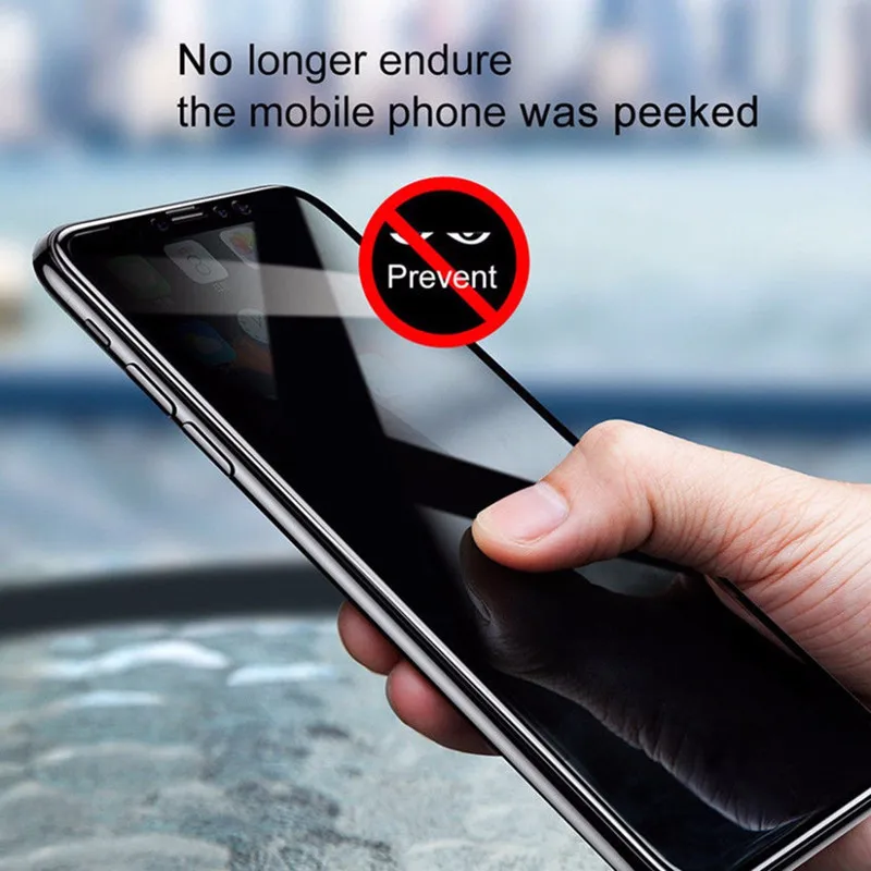 9H 2.5D полное покрытие из закаленного стекла Анти-шпион подзорные блики для Oneplus 6T защита экрана конфиденциальности для Oneplus 6 5T пленка стекло