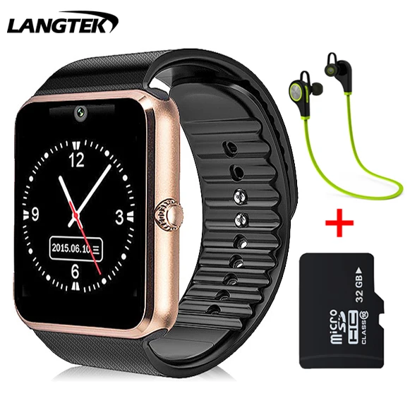 Умные часы LANGTEK. Z60 Поддержка синхронизации Notifier Sim карты Bluetooth подключение для