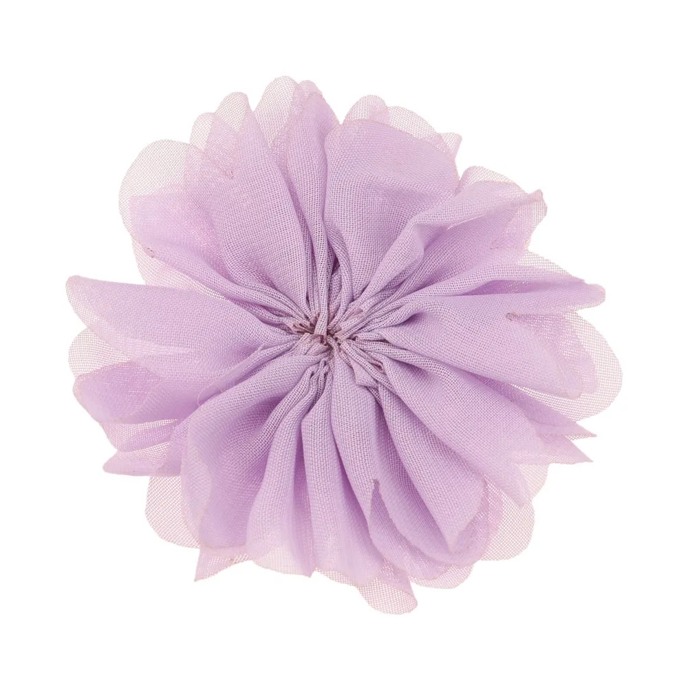Lavender 160 шт шифоновые пышные цветы милый бутик аксессуаров для волос Балерина Цветы Свадебные Декорации цветок без заколки для волос без заколки - Цвет: Lavender
