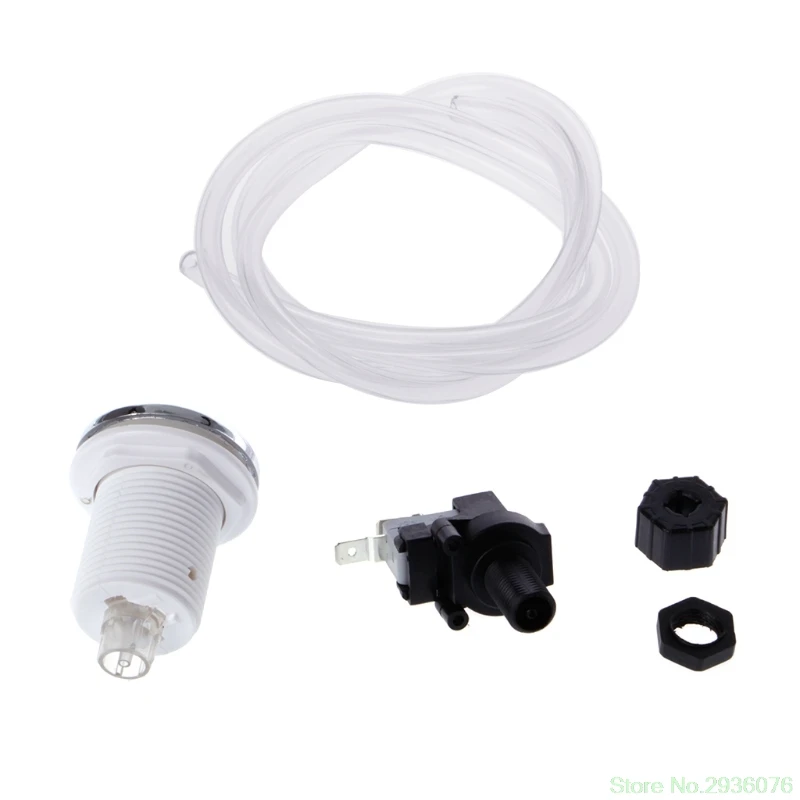 

16A On Off Push Air Button Switch Jet Tool Set Bath Spa Tubing Kits For Home Tools Drop Ship 11
