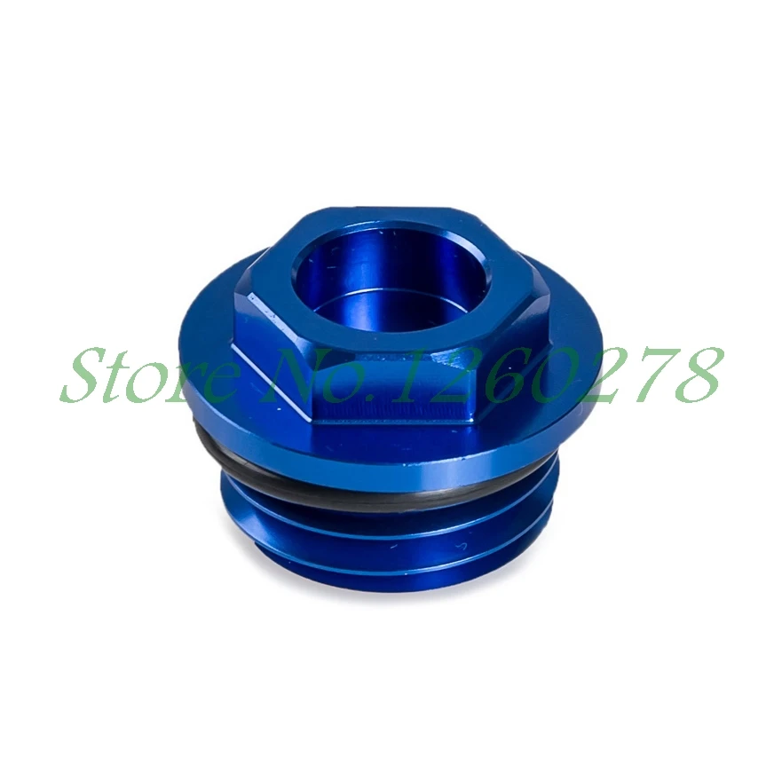 NICECNC Motorcycle Oil Filler Cap Plug Blue For Husqvarna FC/FE/TC/TE/FX/FS 125 250 300 450 501 2014 2015 2016 2017