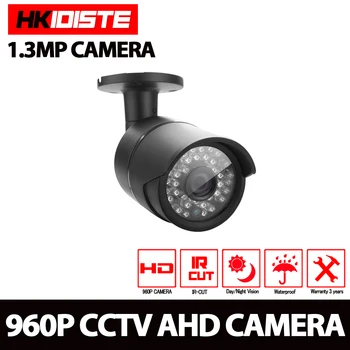 

HKIXDISTE 1.3MP 2500TVL High Resolution 36pcs LED Waterproof Camera With IR-CUT Filter AHD CCTV 960P Camera