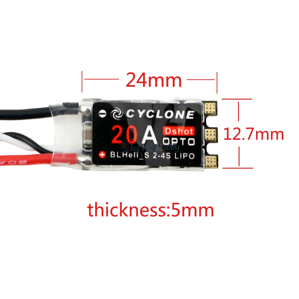 CYCLONE 20A Dshot 600 бесщеточный ESC BLS прошивка для RC FPV Racing Quadcopter Drone|Детали и аксессуары| |