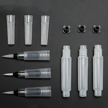 Многоразовая ручка для фонтана для воды, 3 шт./компл., Мягкая головка для воды, Цветная кисть для воды, Водорастворимая цветная свинцовая однотонная кисть для краски, ручка-закладка