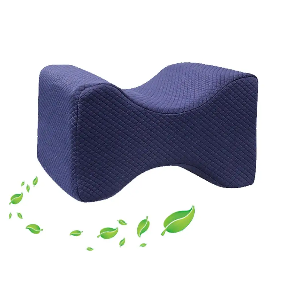 Leg Pillow Memory Foam Pillow Slow Rebound Knee Pillow Health Care Body Relief Memory Cotton For Adult Blue White Leg Pillow Memory Foam Pillow Slow Rebound Knee Pillow Health Care Body Relief Memory Cotton For Adult Blue White