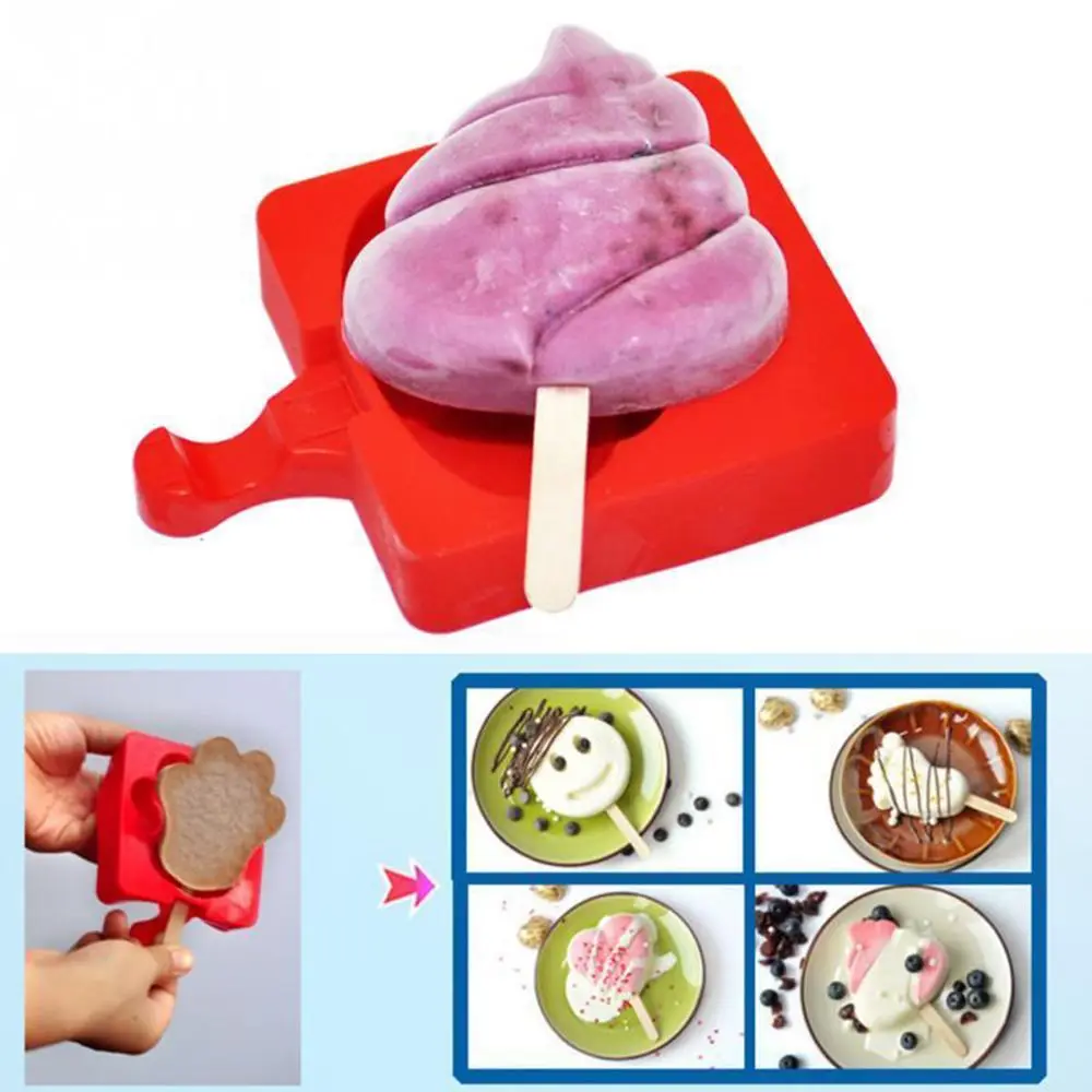 

Ice Cream Mold Silicone Cake Muffin Chocolate Soap Pan Mini Bake Pudding Heart