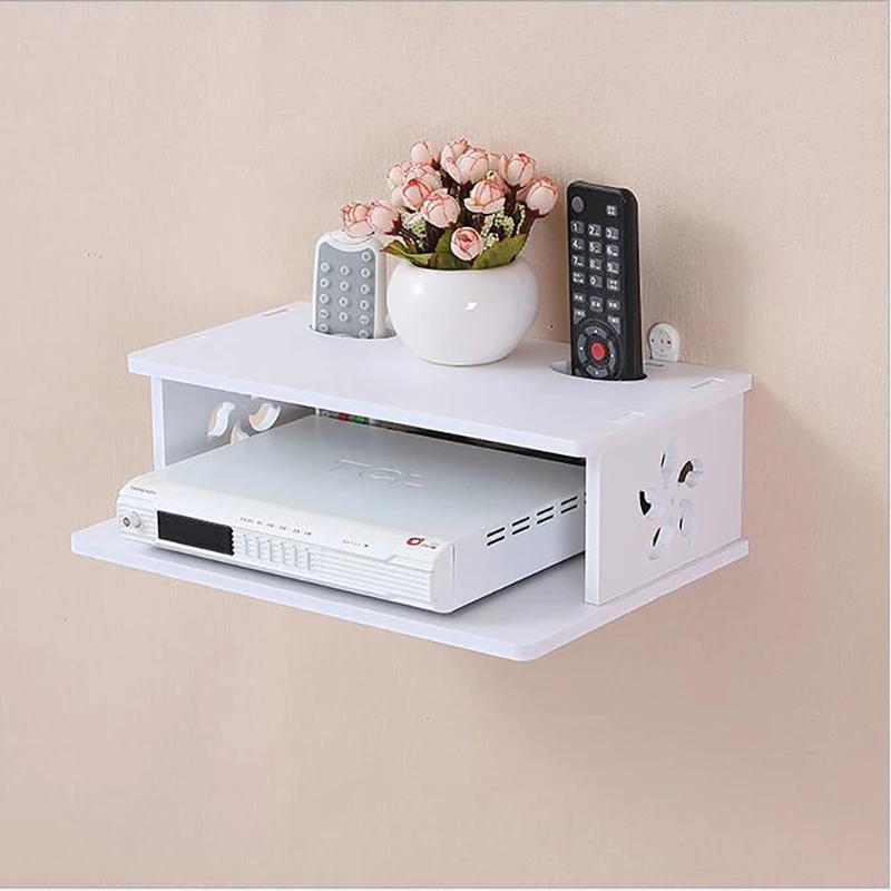 Творческий дом стенка для телевизора Top Box Frame полка маршрутизатора хранения и