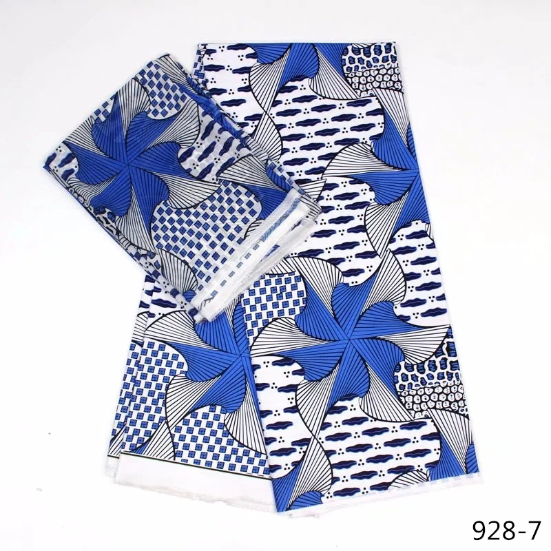 

Ankara African Wax Prints Fabric 2019 Silk SatinWax High Quality 4yards+2yards African Chiffon Fabric for Party Dress 928-1
