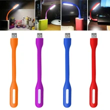 Lâmpada usb flexível led para leitura em teclado de computador, laptop e notebook, 1 peça