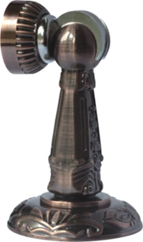 

1 PC of Built-in-wall/Floor-mounted Zinc Alloy Antique Copper Finished Magnetic Door Stopper, Door Stops, Doorstops