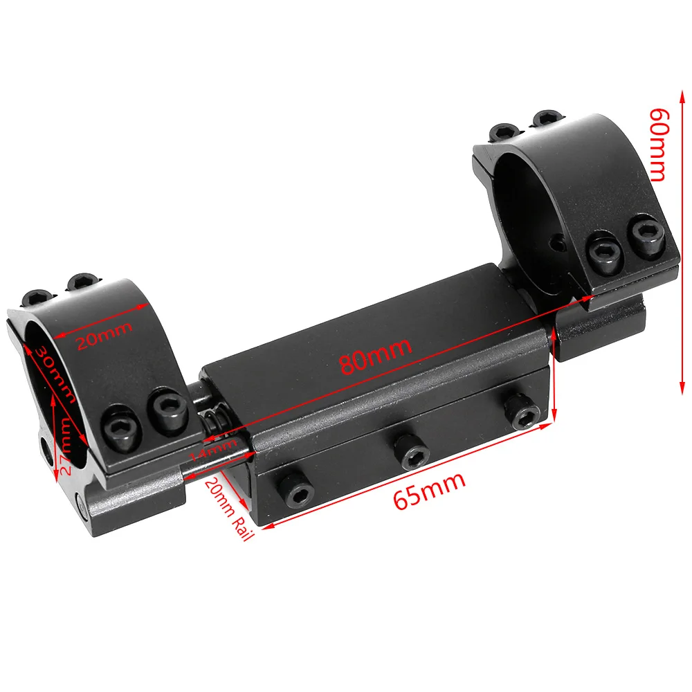

25.4mm 30mm Riflescope Zero Recoil Base Scope Mount Rings Hunting Airgun Rifle w/Stop Pin Airgun Rifle Scope Rings