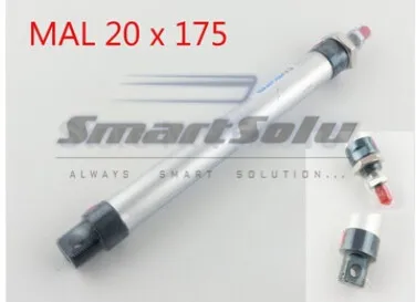 

Pneumatic 20mm Bore 175mm Stroke Single Screwed Piston Air Cylinder