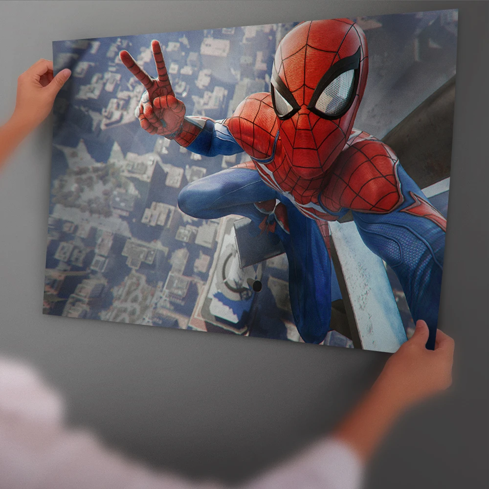 Человек-паук Kingdom Hearts из кинофильма &quotArt плакат и печати бумага с клеевым слоем