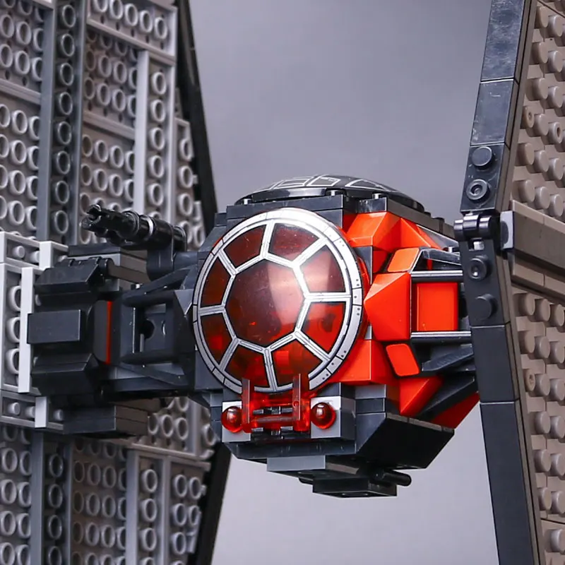 Lepin-05005-The-First-Order-Tie-Set-Fighter-Genuine-Star-Plan-DIY-75101-Building-Blocks-Bricks (2)