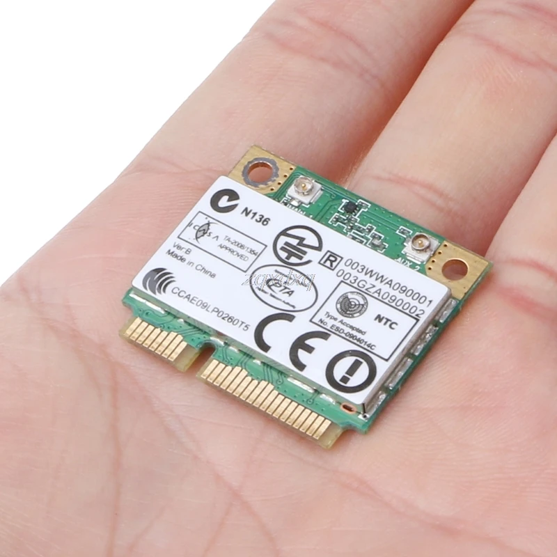 AR5B93 AR9283 Half Height Mini PCI E Wireless Wlan WiFi Card 300Mpbs For Atheros Whosale&Dropship|Сетевые карты| |
