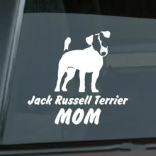 Джек Рассел терьер мама стикер штамповочный станок из винила-jrt parson Размер(дюйм): 6,00x5,97